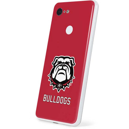 University of Georgia Bulldogs Logo Google Pixel 3 Skin